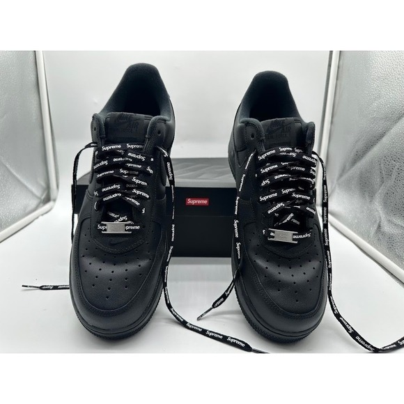 Nike Other - Nike Air Force 1 Low Supreme Black CU9225-001 Mens Size 10 Streetwear Sneakers